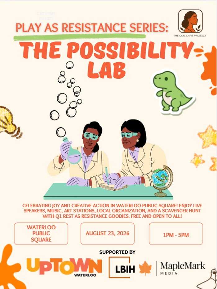 Play as Resistance Series: The Possibility Lab poster