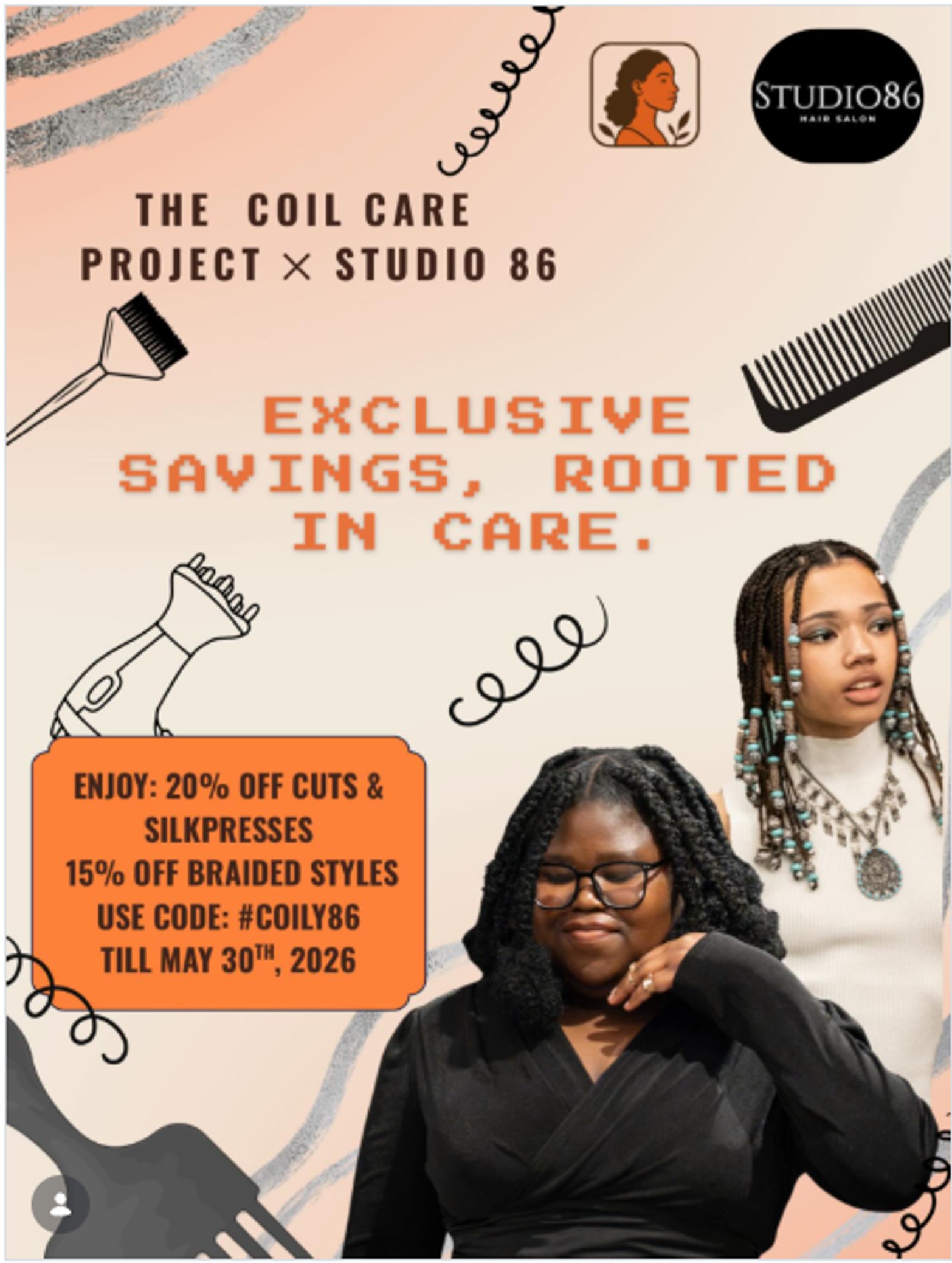 The Coil Care Project x Studio 86 &mdash; exclusive savings promotion